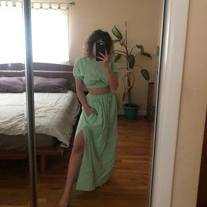 The Linen Atelier Co Two Piece Summer Set
